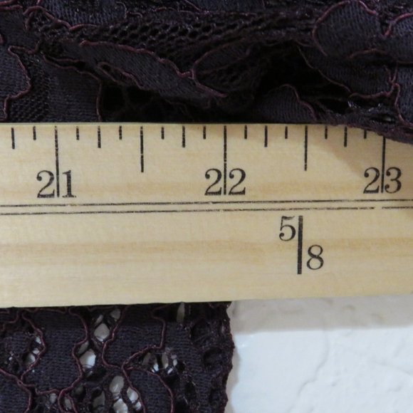 LOFT*Women's Crew Neck Long Bell Sleeve Straight Hem Pullover Sheer Blouse~Large - Picture 6 of 11